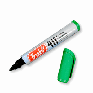 Marcador Trabi 411 Permanente Recargable Verde