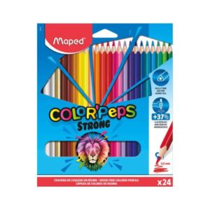 Lapices Colores Maped 862724 Strong X 24 Largos