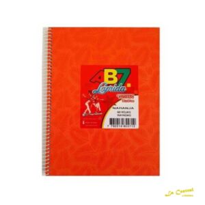 Cuadernos Laprida Ab7 C/Esp Naranja Rayado Tipo Abc