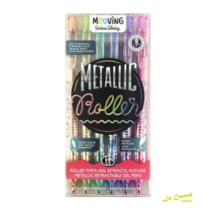 Mooving Coloring Roller Gel Retractil Outline X5