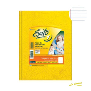 Cuadernos Exito E1 Forrado X 50 T/D Amarillo Rayado