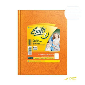 Cuadernos Exito E1 Forrado X 50 T/D Naranja Rayado