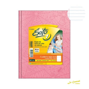 Cuadernos Exito E1 Forrado X 50 T/D Rosa Rayado