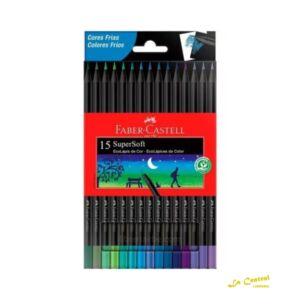Lapices Faber Eco Super Soft X 15 Colores Frios