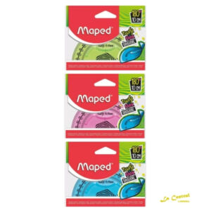 Transportador Maped 279810 Twist Flexible 180º 10Cm