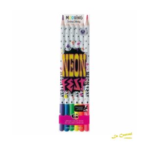 Mooving Coloring Lapices Neon X 6