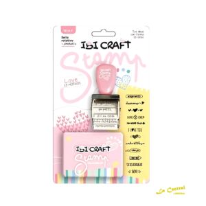 Ibi Craft Sello 841602 Set Love + Almohadilla