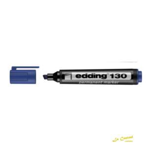 Marcador Edding 130 Permanente P/Chanfle Azul
