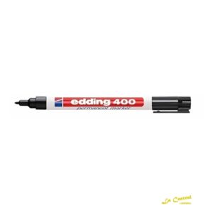 Marcador Edding 400 Permanente P.Conica Fina Negro