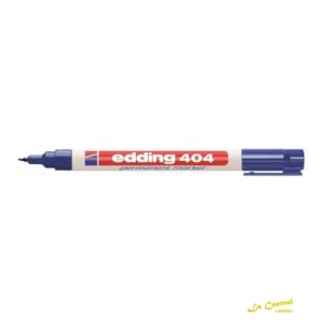 Marcador Edding 404 Permanente P.Conica Extra Fina Azul
