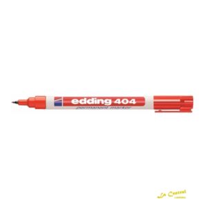 Marcador Edding 404 Permanente P.Conica Extra Fina Rojo
