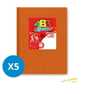 Pack Cuadernos Laprida Ab3 Tipo Abc Naranja Ry