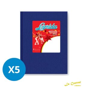 Pack Cuadernos Laprida Forrado X 50 T/D Rayado Azul