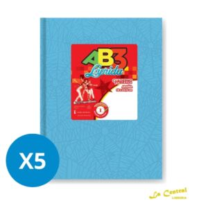 Pack Cuadernos Laprida Ab3 Tipo Abc Celeste Ry