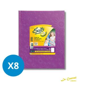 Pack Cuadernos Exito E3 Tipo Abc Lila Ry