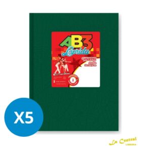 Pack Cuadernos Laprida Ab3 Tipo Abc Verde Ry