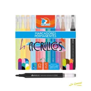 Ezco Marcadores Acrilicos X 12