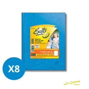 Pack Cuadernos Exito E1 Celeste Rayado