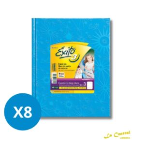 Pack Cuadernos Exito E3 Tipo Abc Celeste Ry