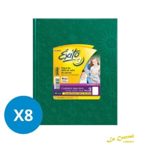 Pack Cuadernos Exito E3 Tipo Abc Verde Ry
