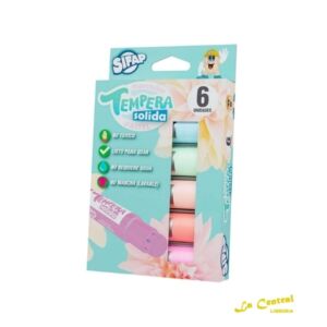 Sifap Tempera Solida Pastel X 6