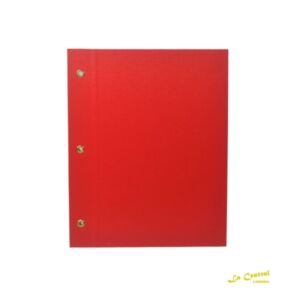 Carpeta N°3 C/ Cordon Pvc Rojo