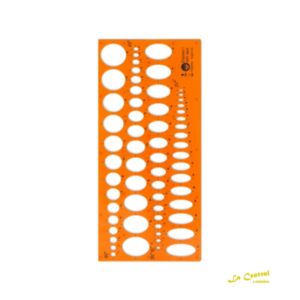 Plantillas Pizzini 5806 Elipses 25,35,45,60º