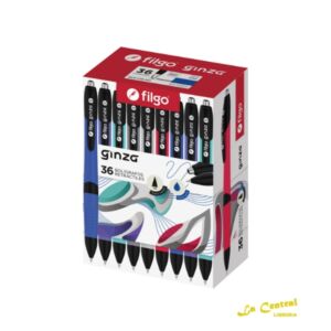 Pack Boligrafos Filgo Ginza Retractil 1Mm
