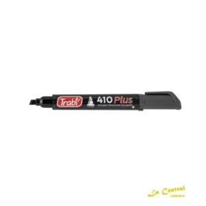 Marcador Trabi 410 Permanente Recargable Negro P. Chanfle
