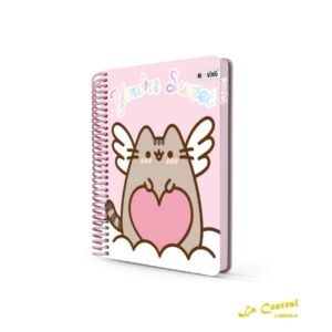 Mooving Cuaderno Premium 1/2 Oficio Pusheen Heart