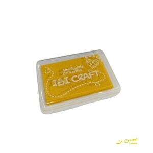 Ibi Craft Almohadilla De Color Amarillo 75X53 Mm