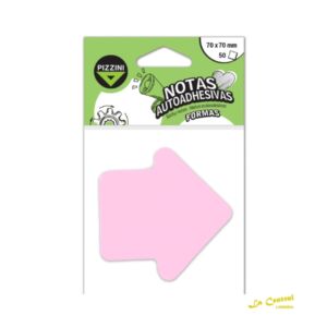 Pizzini Notas Autoadhesivas Flecha Rosa Pastel 70 X 70