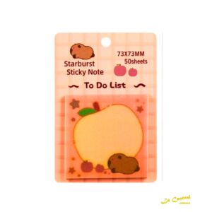 Colours Post It Trans C/ Brillo Capybara Naranja