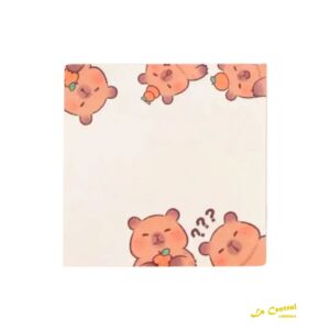 Colours 27813 Post It 80X80 Capybara Amigos