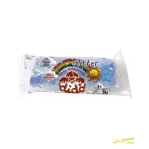 Masa Dido 50 Grs. Glitter Azul