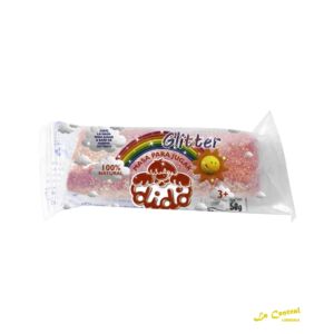 Masa Dido 50 Grs. Glitter Rosa