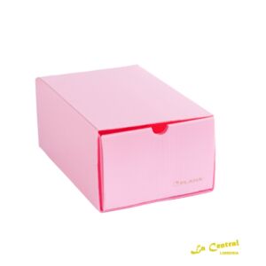 Caja Archivo Plana Ordenador Corredizo Rosa Pastel (606)