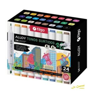 Filgo Alloy Marcador Artistico X 24 Colores