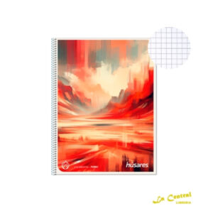 Cuadernos Husares 6299 Fuego 16 X 21 Cuadriculado
