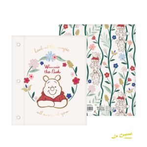 Carpeta Ezco 2 Tapas Winnie The Pooh Blanco Bts 2026