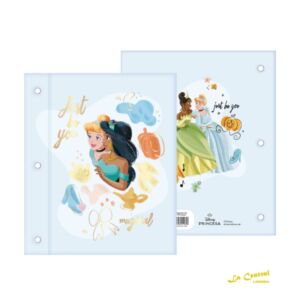 Carpeta Ezco 2 Tapas Princesas Celeste Bts 2026