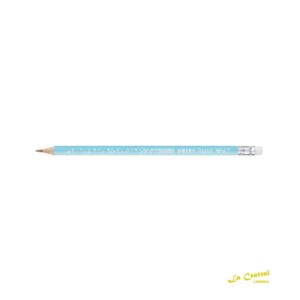 Maped Lapiz Negro Black Peps Hb C/Goma Celeste Pastel
