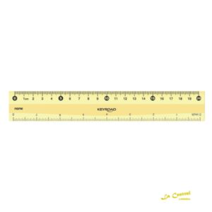 Reglas Keyroad Pastel 20 Cm Amarillo