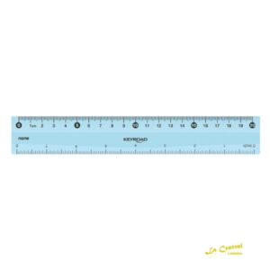Reglas Keyroad Pastel 20 Cm Azul