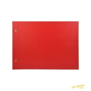 Carpetas Esc. Avios 0321 Carpeta N°5 C/ Cordon Pvc Rojo