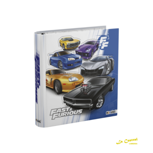 Carpeta Mooving 3/A Rapidos Y Furiosos Blanco Azul Bts 2026