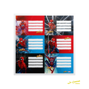 Etiquetas Mooving Spiderman Bts 2026