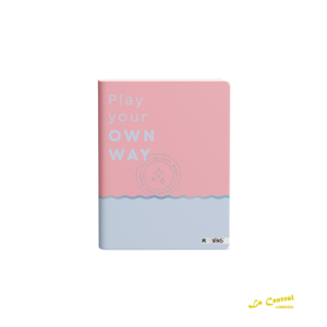 Cuaderno Mooving 16 X 21 Cosido A Hilo Pastel Block Rosa Bts 2026