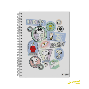 Cuaderno Mooving A4 T/D X 96 Snoopy Happy Days Bts 2026