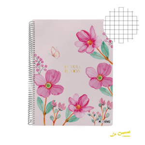 Cuaderno Mooving Universitario Garden Bloom Cuadriculado Bts 2026